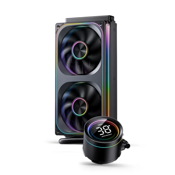 Water Cooler Jonsbo Th-240 Argb 240Mm Preto Pwm Display Led