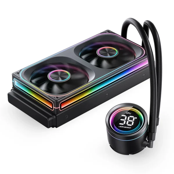 Water Cooler Jonsbo Th-240 Argb 240Mm Preto Pwm Display Led