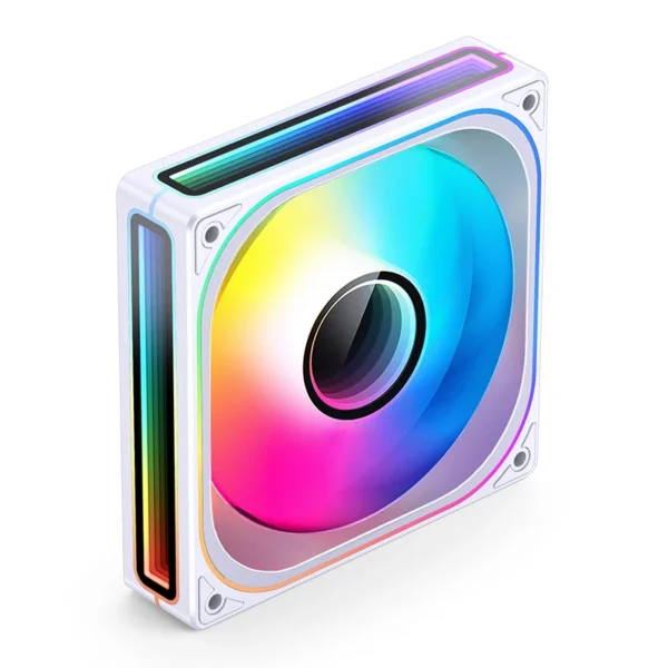 Fan Cooler Jonsbo Zb-120W Argb Espelhada 120 X 28 Mm Pwm Branca