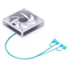 Fan Cooler Jonsbo Zb-120W Argb Espelhada 120 X 28 Mm Pwm Branca