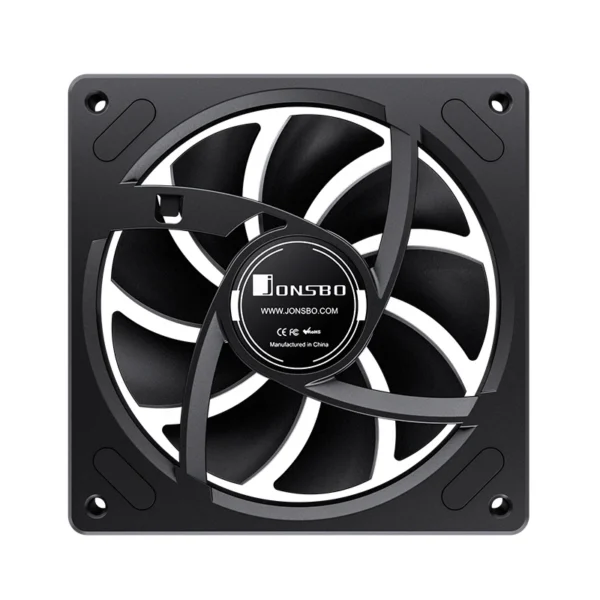 Fan Cooler Jonsbo Za-120B Argb Espelhada 120 X 28 Mm Pwm Preta