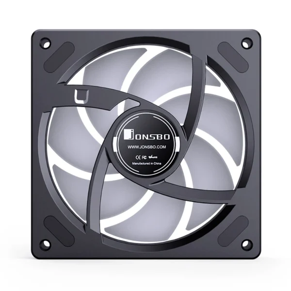 Fan Cooler  Jonsbo Zb-120B Argb Espelhada 120 X 28 Mm Pwm Preta