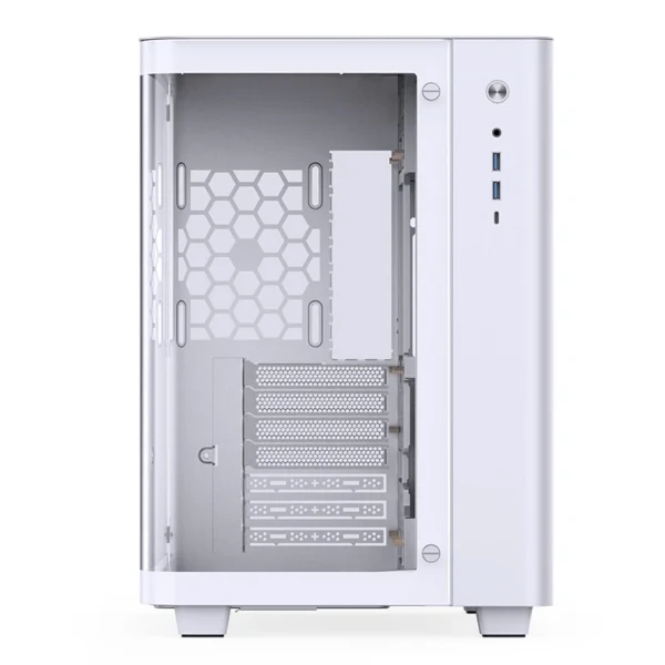 Gabinete Gamer Premium Jonsbo Tk-3 - Aquario Vidro Curvo - Atx / M-Atx / Itx - Branco