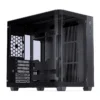Gabinete Gamer Premium Jonsbo Tk-3 - Aquario Vidro Curvo - Atx / M-Atx / Itx - Preto