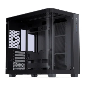 Gabinete Gamer Premium Jonsbo Tk-3 - Aquario Vidro Curvo - Atx / M-Atx / Itx - Preto