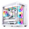 Gabinete Gamer Premium Jonsbo Tk-3 - Aquario Vidro Curvo - Atx / M-Atx / Itx - Branco