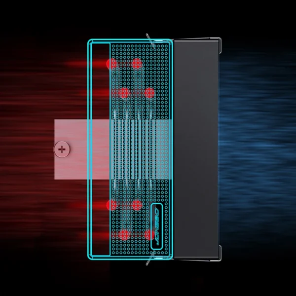 Cooler Cpu Jonsbo Cb40 Argb 120Mm Preto Tdp 225W
