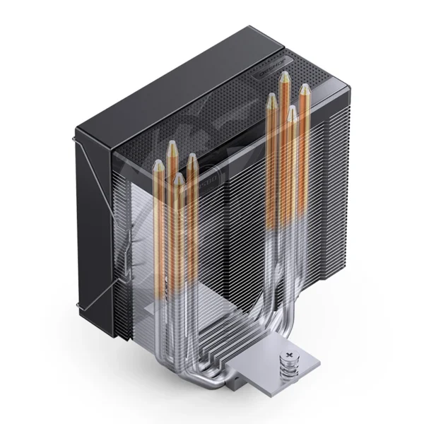 Cooler Cpu Jonsbo Cb40 Argb 120Mm Preto Tdp 225W