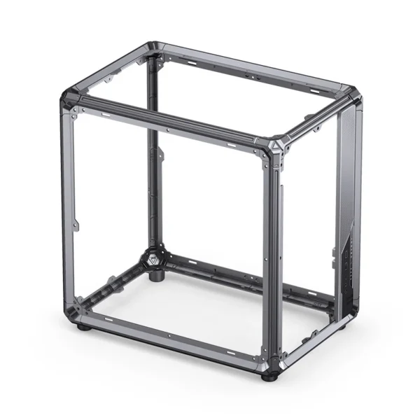 Gabinete Premium Jonsbo X400 - Back Connect - Modulo Ventilacao Placa Mãe - Metálico Cinza - Atx / M-Atx/ Itx