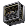 Gabinete Premium Jonsbo X400 - Back Connect - Modulo Ventilacao Placa Mãe - Metálico Cinza - Atx / M-Atx/ Itx