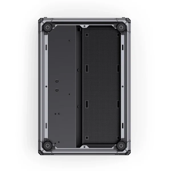 Gabinete Premium Jonsbo X400 - Back Connect - Modulo Ventilacao Placa Mãe - Metálico Cinza - Atx / M-Atx/ Itx