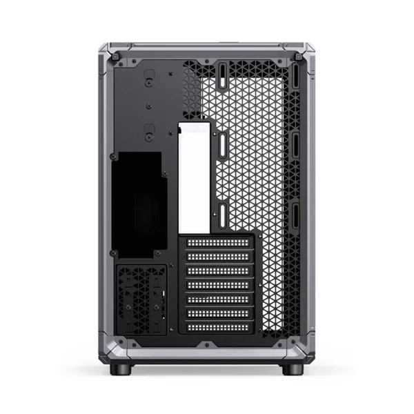 Gabinete Premium Jonsbo X400 - Back Connect - Modulo Ventilacao Placa Mãe - Metálico Cinza - Atx / M-Atx/ Itx