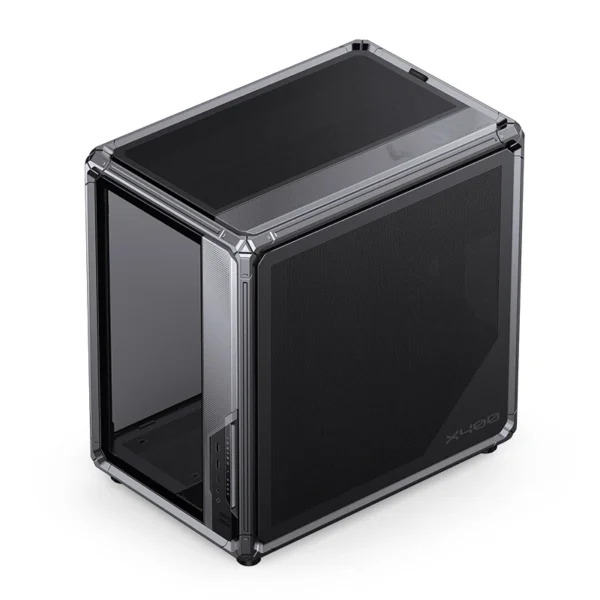 Gabinete Premium Jonsbo X400 - Back Connect - Modulo Ventilacao Placa Mãe - Metálico Cinza - Atx / M-Atx/ Itx