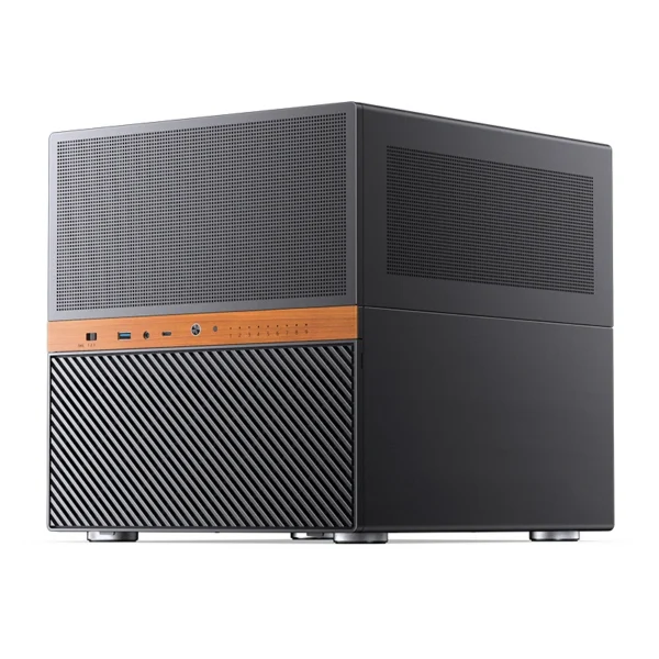 Gabinete Nas/Storage - Jonsbo N6 - Micro Atx/Itx 9 Baias - Usb-C - Preto