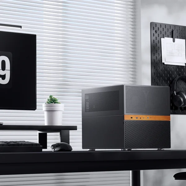 Gabinete Nas/Storage - Jonsbo N6 - Micro Atx/Itx 9 Baias - Usb-C - Preto