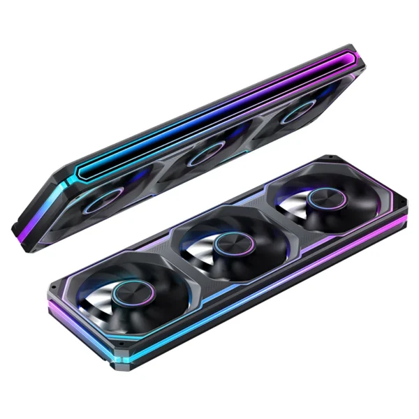 Fan 3 Em 1 Premium Jonsbo Xa-360B Argb 360 Mm Pwm Preto