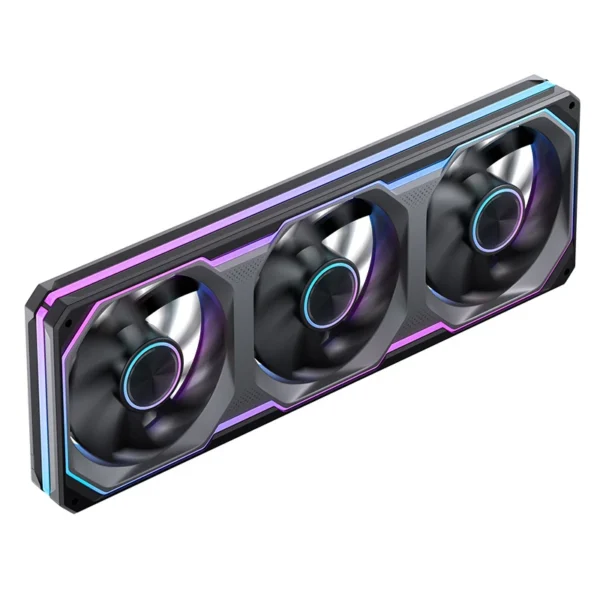 Fan 3 Em 1 Premium Jonsbo Xa-360B Argb 360 Mm Pwm Preto