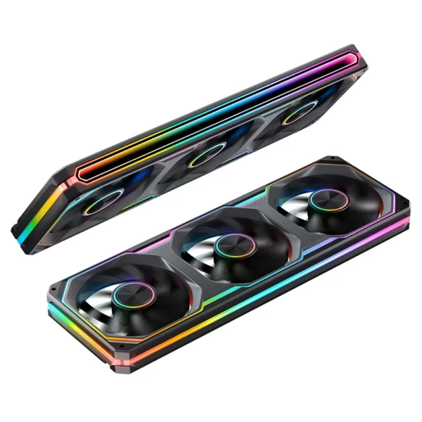 Fan 3 Em 1 Premium Jonsbo Xa-360B Argb 360 Mm Pwm Preto