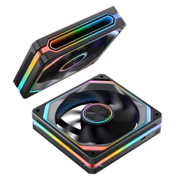 Fan Cooler Jonsbo Xa-120B Argb Premium 120 X 28 Mm  Pwm Preta