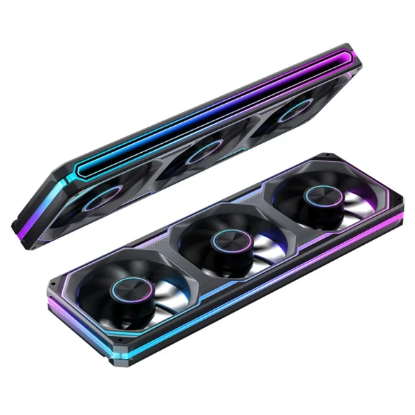 Fan 3 Em 1 Premium Jonsbo Xa-360Br Argb Reverso 360 Mm Pwm Preto