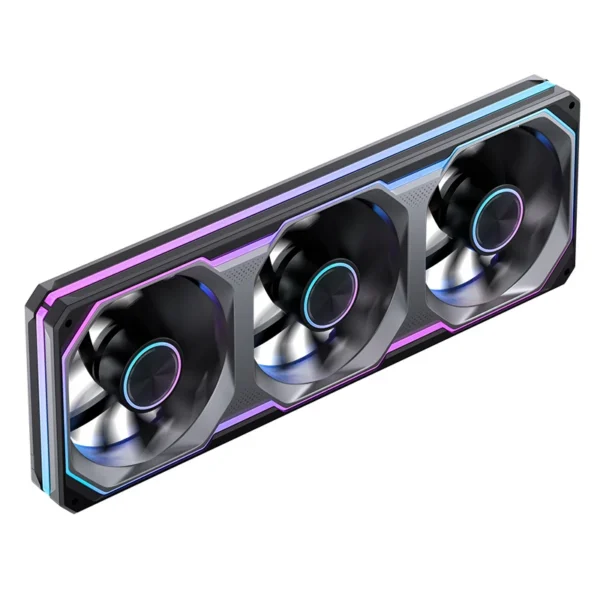 Fan 3 Em 1 Premium Jonsbo Xa-360Br Argb Reverso 360 Mm Pwm Preto