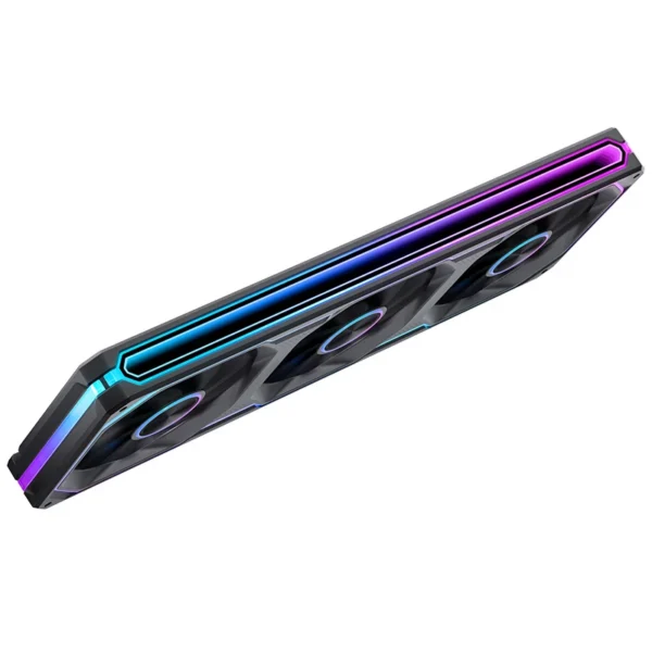 Fan 3 Em 1 Premium Jonsbo Xa-360Br Argb Reverso 360 Mm Pwm Preto