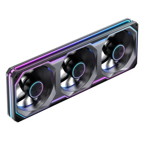 Fan 3 Em 1 Premium Jonsbo Xa-360Br Argb Reverso 360 Mm Pwm Preto