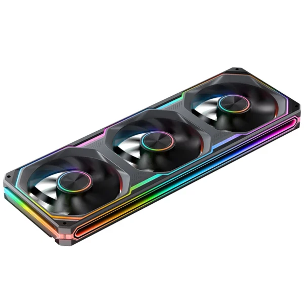 Fan 3 Em 1 Premium Jonsbo Xa-360B Argb 360 Mm Pwm Preto