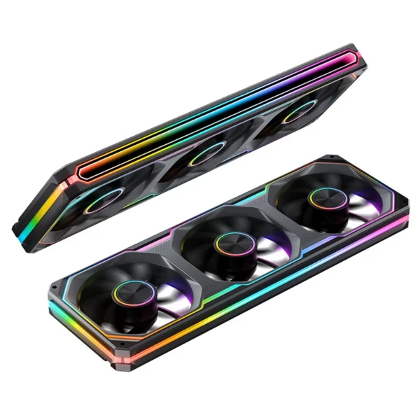 Fan 3 Em 1 Premium Jonsbo Xa-360Br Argb Reverso 360 Mm Pwm Preto