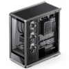 Gabinete Gamer Jonsbo D401 Mid Tower Preto - Visão Panorâmica 270°, Suporte Para Placas Back-Connect E Dual 360Mm - Preto