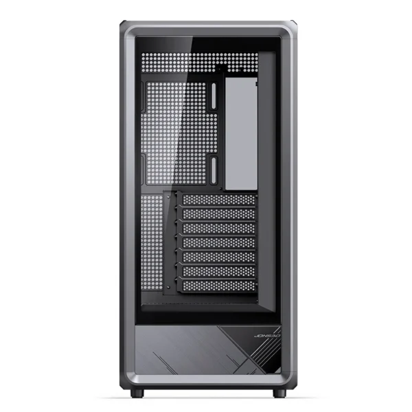 Gabinete Gamer Jonsbo D401 Mid Tower Preto - Visão Panorâmica 270°, Suporte Para Placas Back-Connect E Dual 360Mm - Preto