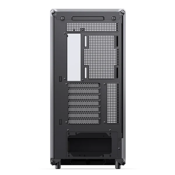 Gabinete Gamer Jonsbo D401 Mid Tower Preto - Visão Panorâmica 270°, Suporte Para Placas Back-Connect E Dual 360Mm - Preto
