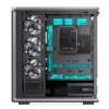 Gabinete Gamer Jonsbo D401 Mid Tower Preto - Visão Panorâmica 270°, Suporte Para Placas Back-Connect E Dual 360Mm - Preto