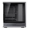 Gabinete Gamer Jonsbo D401 Mid Tower Preto - Visão Panorâmica 270°, Suporte Para Placas Back-Connect E Dual 360Mm - Preto