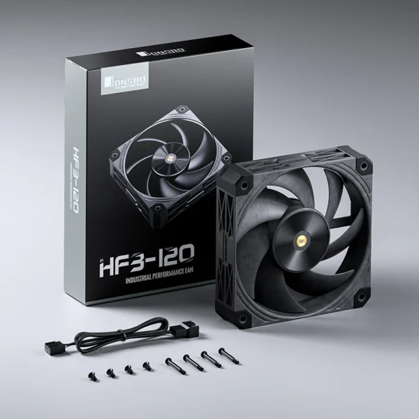 Fan Cooler Jonsbo Hf3-120Hb Ultra Performance 120 X 30 Mm Pwm Preta