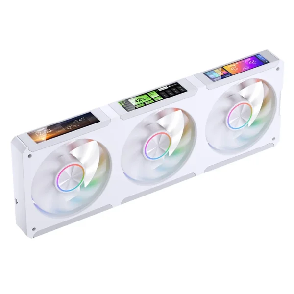 Water Cooler Jonsbo Tf3-360Scw Argb 360Mm Com 4 Telas Ips Branco