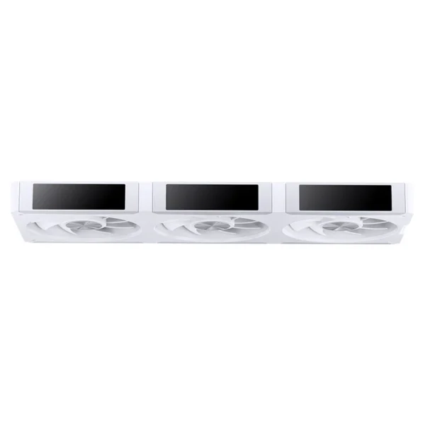 Fan 3 Em 1 Premium Jonsbo Zc-360W Argb 360 Mm Com 3 Telas Lcd Branco