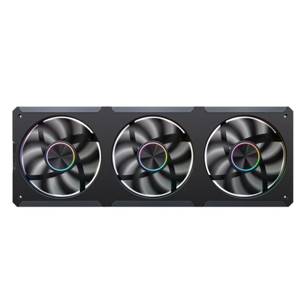 Fan 3 Em 1 Premium Jonsbo Zc-360B Argb 360 Mm Com 3 Telas Lcd Preto