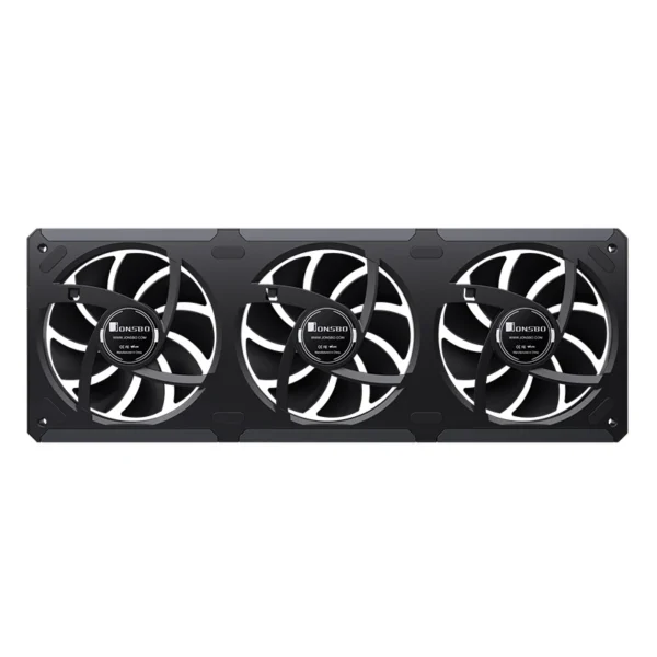 Fan 3 Em 1 Premium Jonsbo Zc-360B Argb 360 Mm Com 3 Telas Lcd Preto