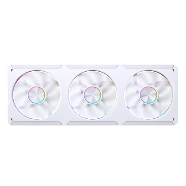 Fan 3 Em 1 Premium Jonsbo Zc-360W Argb 360 Mm Com 3 Telas Lcd Branco