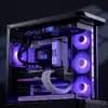 Fan 3 Em 1 Premium Jonsbo Zc-360B Argb 360 Mm Com 3 Telas Lcd Preto
