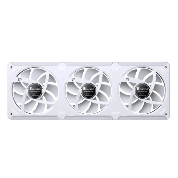 Fan 3 Em 1 Premium Jonsbo Zc-360W Argb 360 Mm Com 3 Telas Lcd Branco