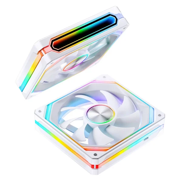 Fan Cooler Jonsbo Xa-120W Argb Premium 120 X 28 Mm Pwm Branco