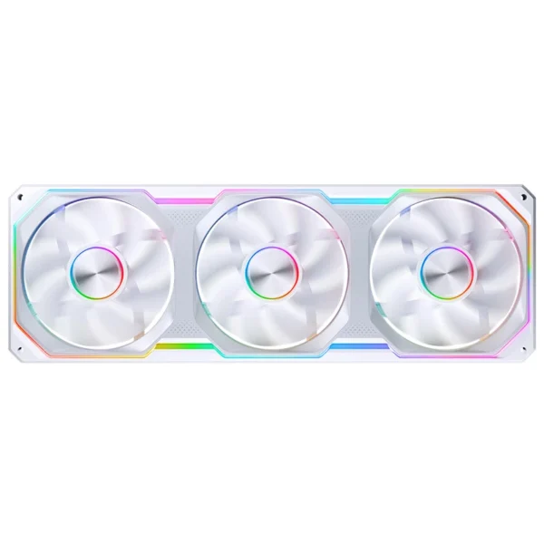 Fan 3 Em 1 Premium Jonsbo Xa-360Wr Argb Reverso 360 Mm Pwm Branco