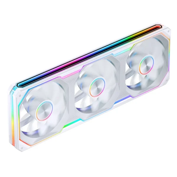 Fan 3 Em 1 Premium Jonsbo Xa-360Wr Argb Reverso 360 Mm Pwm Branco