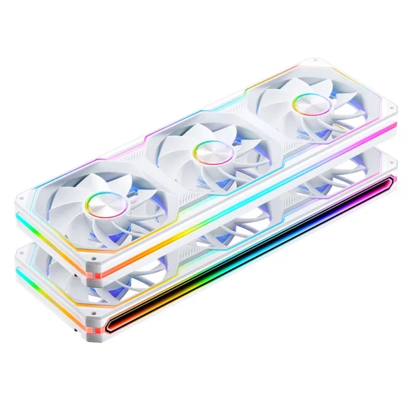 Fan 3 Em 1 Premium Jonsbo Xa-360Wr Argb Reverso 360 Mm Pwm Branco