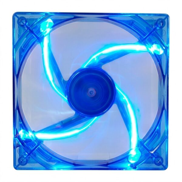 Cooler Fan Led Azul 14Cm 140X25 140Mm 2 Plugs Dx-14T