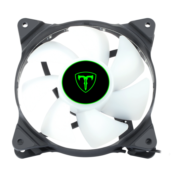 Fan Cooler 120Mm T-Dagger Led Branco Tgf300w