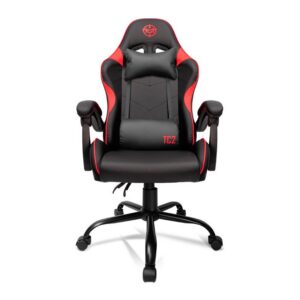 Cadeira Gamer Tgt Heron Tc2 Preto E Vermelho Espuma Moldada Tgt-Hrtc-Br03