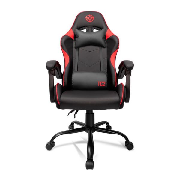 Cadeira Gamer Tgt Heron Tc2 Preto E Vermelho Espuma Moldada Tgt-Hrtc-Br03